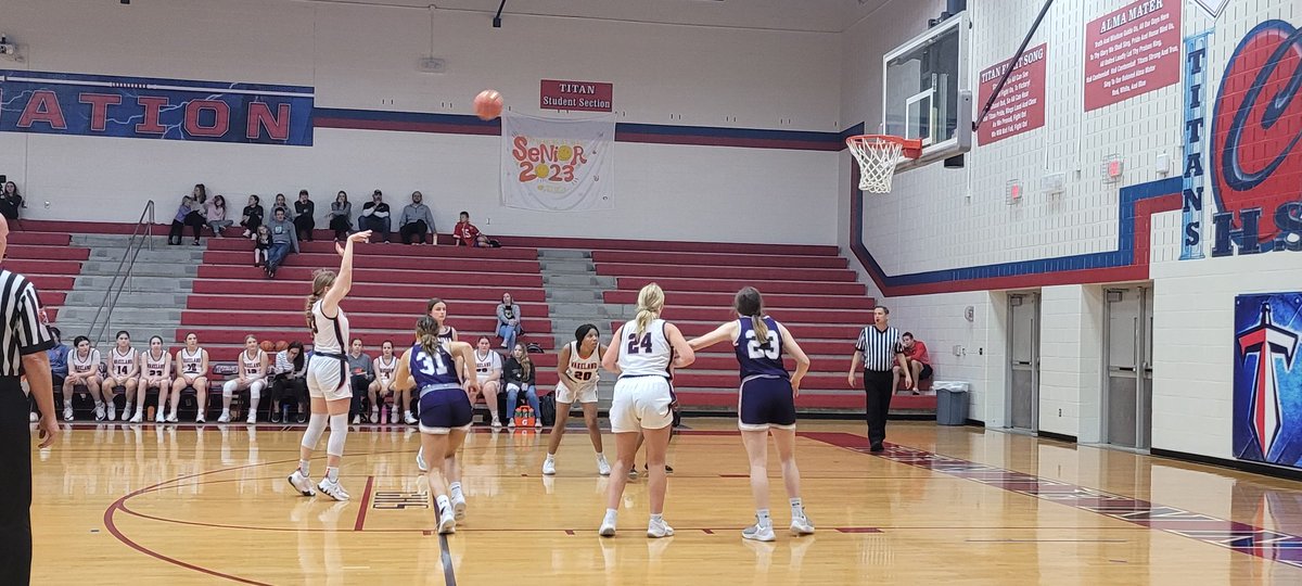 Faith had herself a day!  Played great in the first game, and she finished with 36 points (8 - 3s, 2 attacks, 1 jumper, and the rest are free throws), 2 charges, some assists, and a block in the 2nd game against a really good Anna team.   Tell 'em, Faith!  🧡💙  I am so proud!