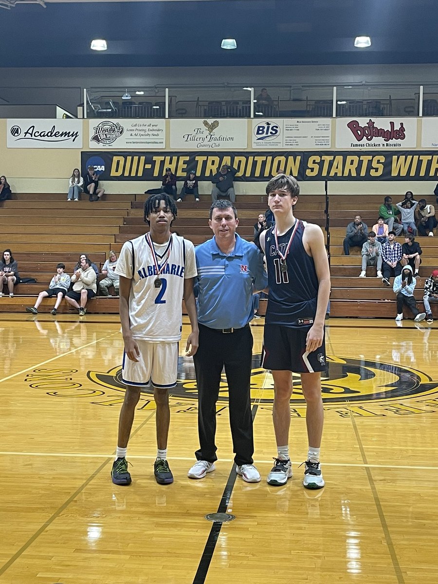 Comet Christmas Classic All Tournament team 
Jake Shearin <a href="/CATAMonroeNC/">Central Academy of Technology & Arts</a> 
Time Brown <a href="/AlbBulldogPride/">AHS Bulldogs Athletics</a>