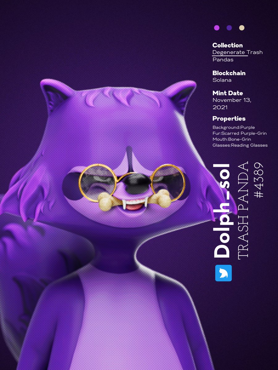 LogVfx's tweet photo. My little brother got his first @DegenTrashPanda !! Congrats @Dolph_sol!!! Any of my panda or @DegenApeAcademy friends wanna welcome him👀🦝🦝 https://t.co/kOgi7jqBn1