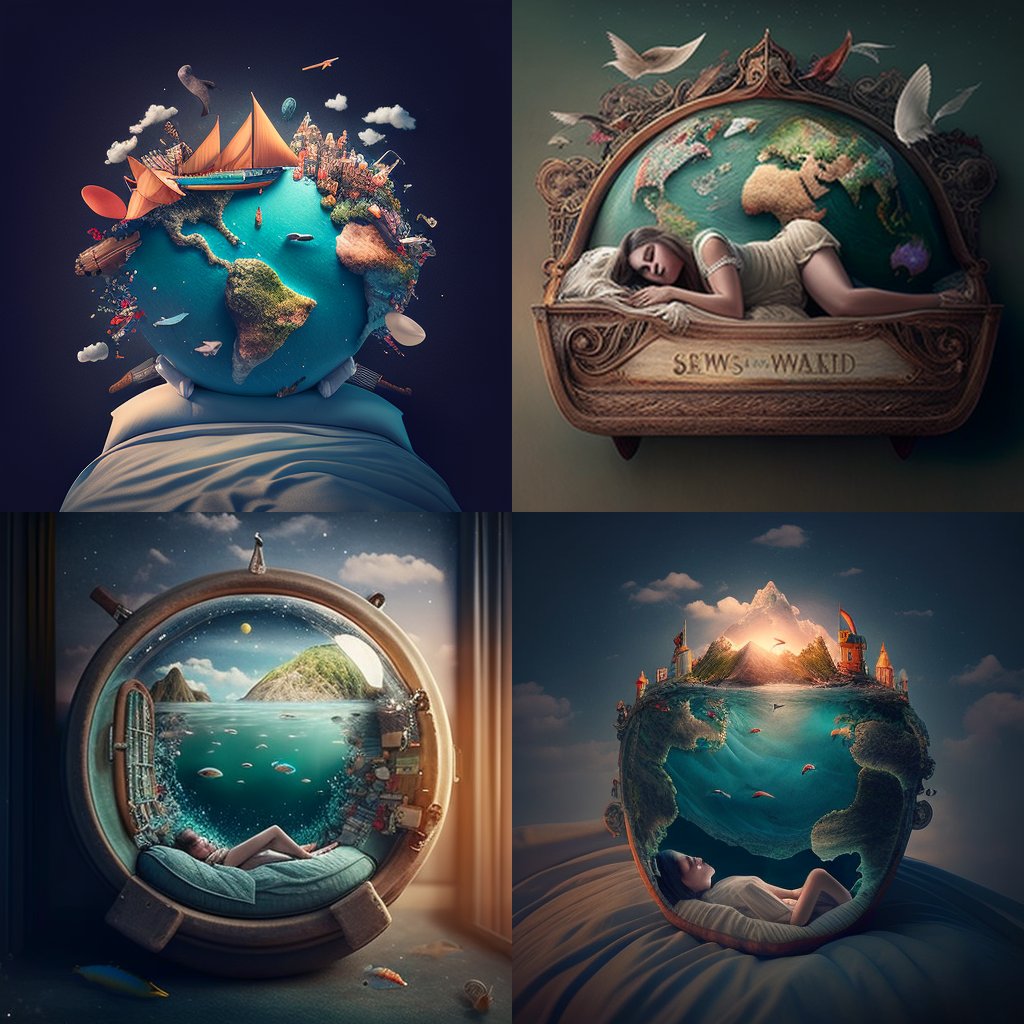 hier das nächste #midjourney bild, sweet dreams: