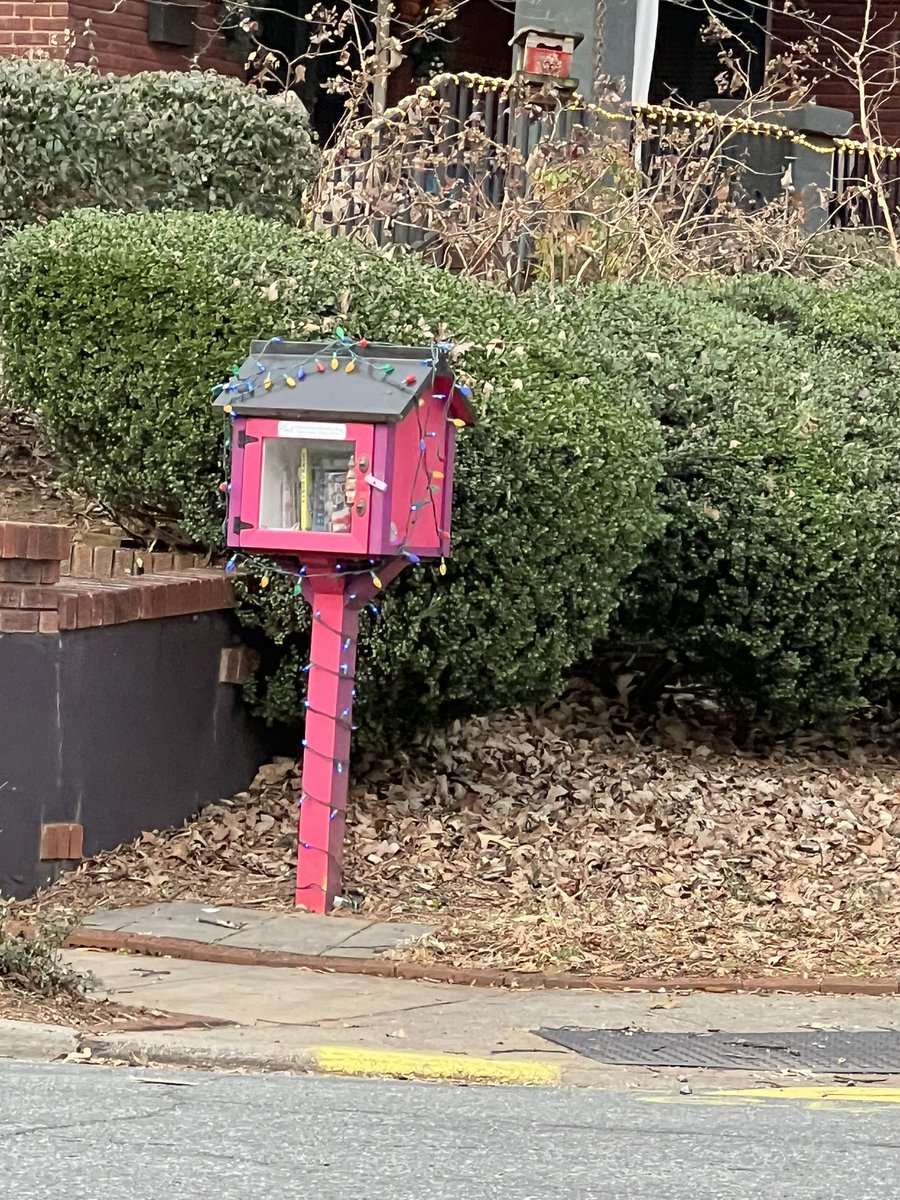 Yay! #LittleLibrary in pink! 💙❤️