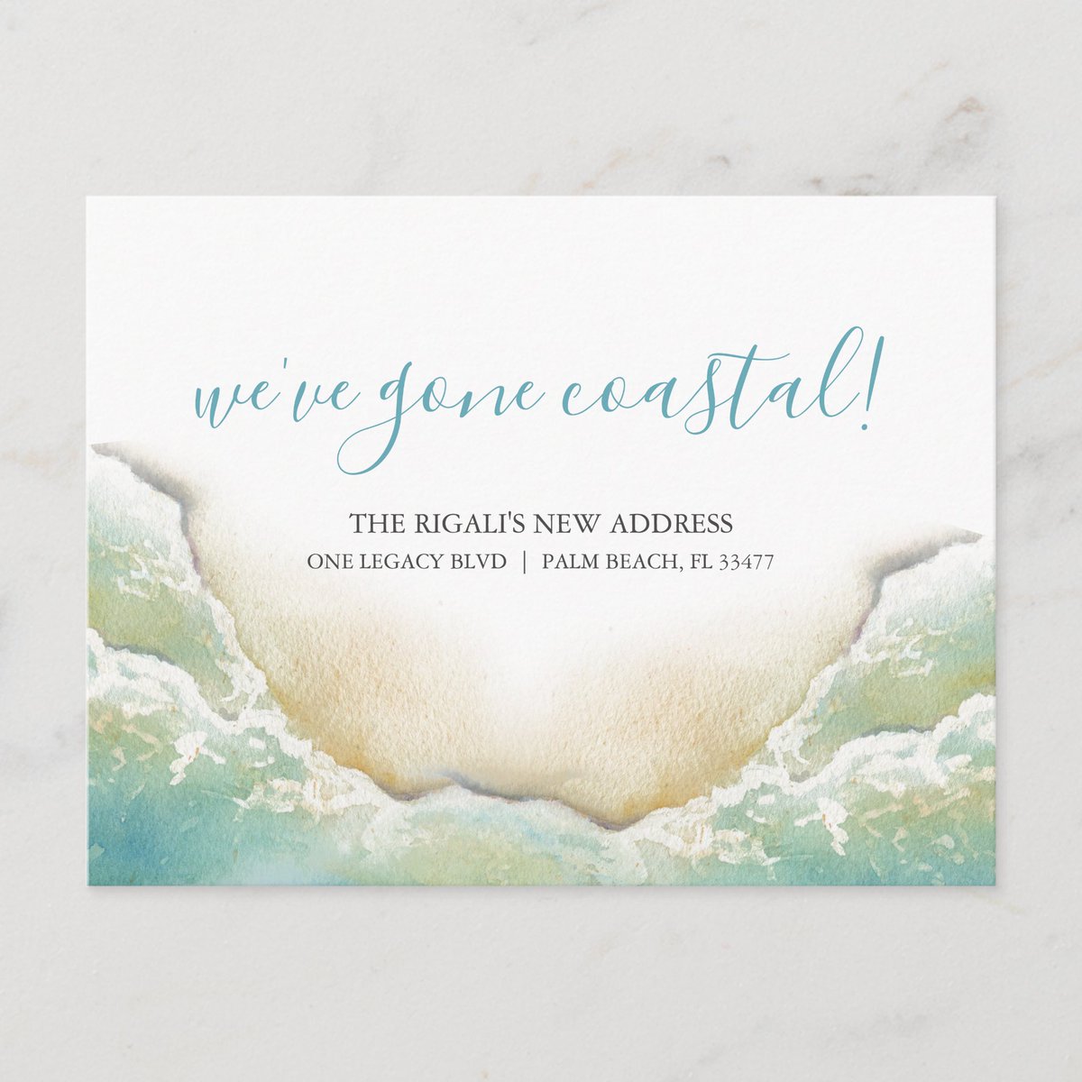 VGInvites's tweet photo. On sale. Click to shop this To The Beach New Address Moving Announcement Postcard https://t.co/yxu6pUfODw via @zazzle #realtor #realtors #florida #ZazzleMade https://t.co/kGjx0s6vM1