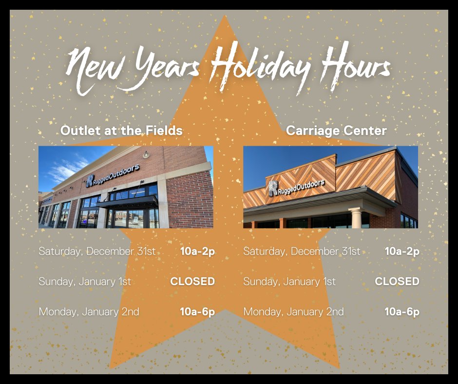 RuggedChampaign's tweet photo. Happy New Year! We wish you all a fantastic 2023. Get outside and enjoy this warmer weather while you can! https://t.co/vl8YtIi2hK