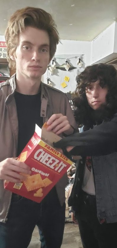 Crashazoid's tweet photo. @joe_keery @tacobell I don't see it, all the time, but I did do some Steve Harrington cosplay, and it's been really fun! https://t.co/dp9gh1ywSt