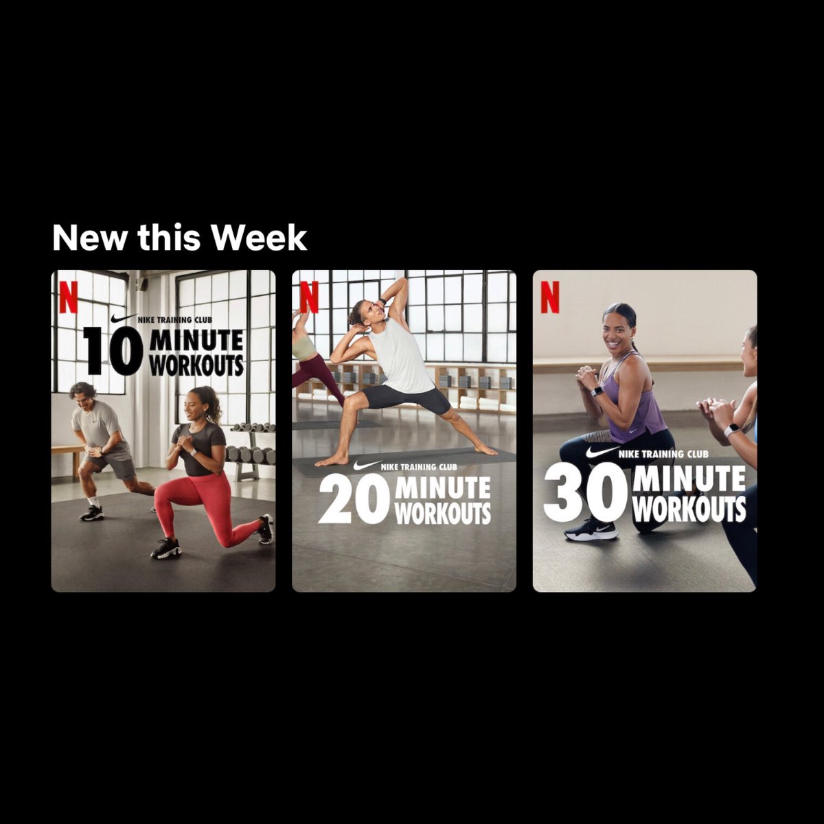 Netflix branches out into fitness content with the launch of Nike Training Club classes.

The first batch of 46 workout videos will include programs covering fitness basics, vinyasa yoga, high-intensity interval training, and more. The second batch will be released later in 2023.