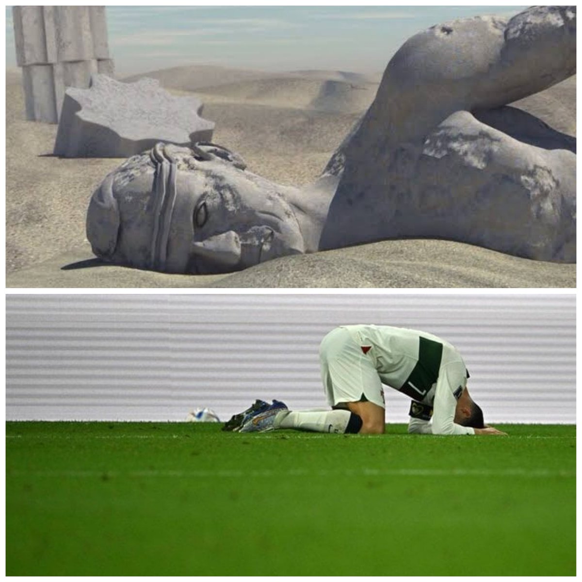 My name is Ozymandias king of kings Look on my works ye mighty and despair
#CristianoRonaldo