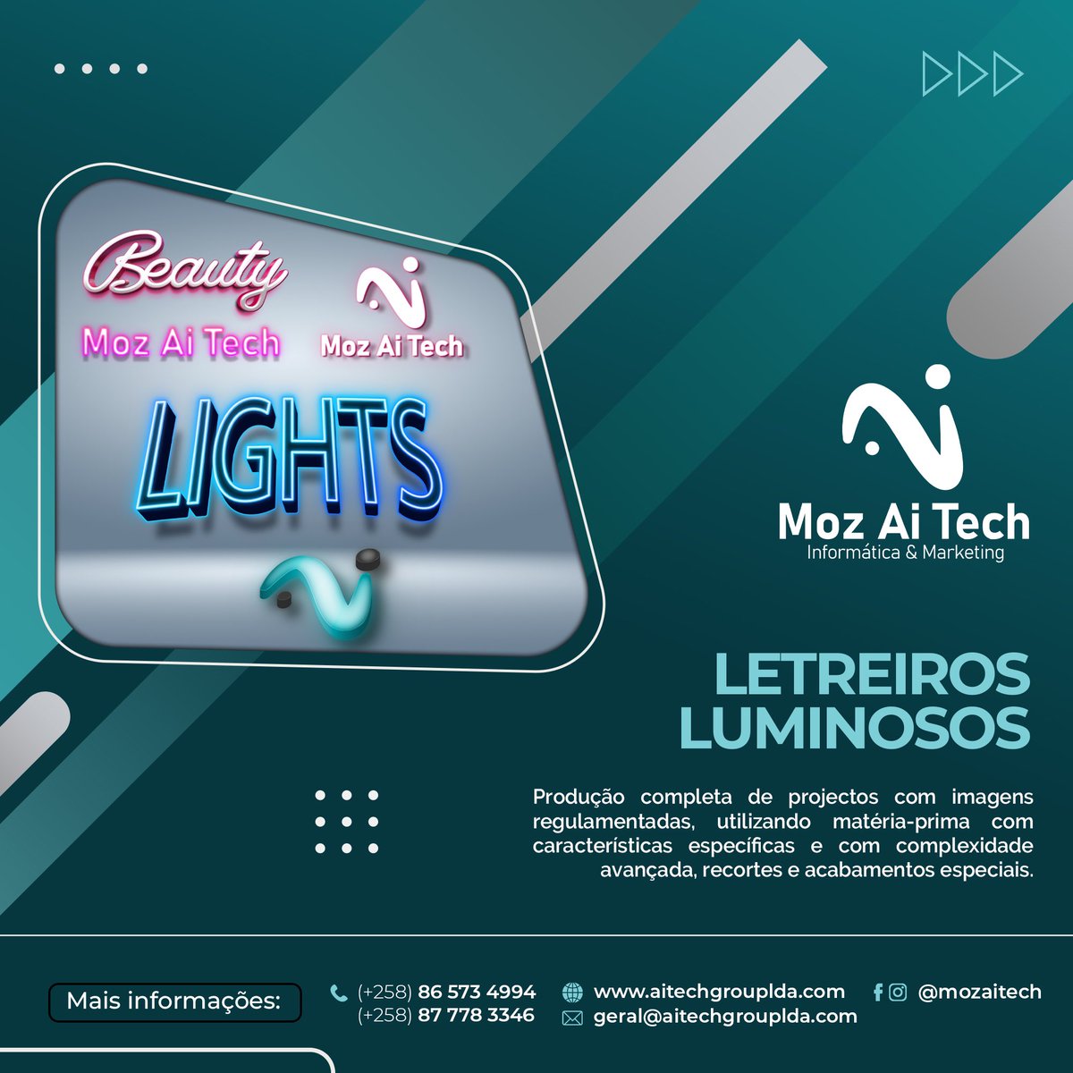 mozaitech_'s tweet photo. Mantenha a sua empresa sempre visível com este tipo de soluções de comunicação visual. 

#publicidade #reclamos #reclames #letreiroluminoso #marketing #marketingdigital https://t.co/YUBfNmUfBU