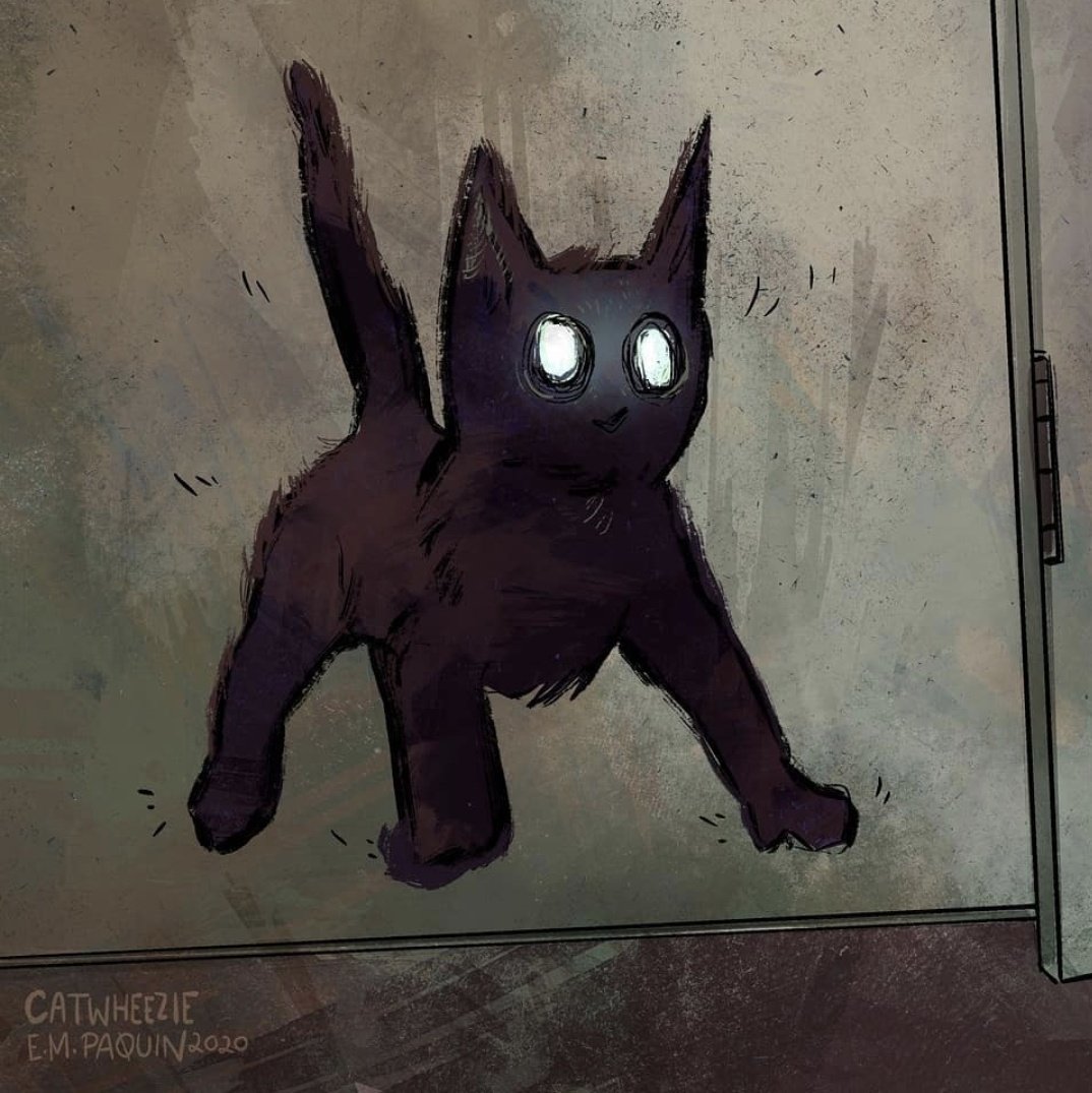 An absolute classic for my 111th cat drawing