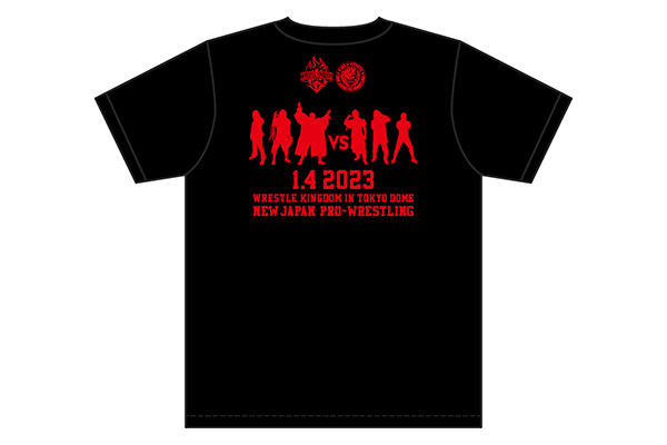 プロレス　Tシャツ　武藤敬司vs棚橋弘至プリント　記念パンフレット付き プロレス Tシャツ 武藤敬司vs棚橋弘至プリント 記念パンフレット付き