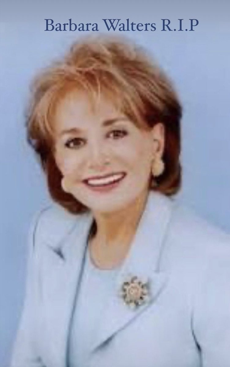 manyfeathers420's tweet photo. #BarbaraWalters
Barbara Jill Walters 1929-2022
โDo you have philosophy?โ
โFinish this sentence for me โ#percisequestions #indexcards #groundbreaker #writer #producer #broadcastjournalist #fierceinterviewer #Icon #Legendary #TheTodayShow #ABCEveningNews #ABC2020 #TheView๐ฆ https://t.co/KllAPBKqSj