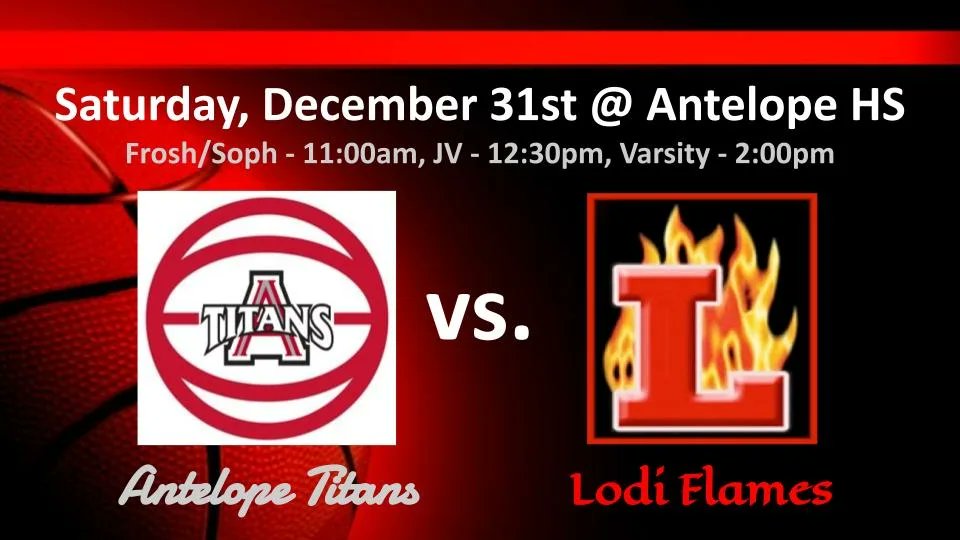 Final game of 2022‼️ Saturday Matinee at Antelope High School. Titans are 11-3 and have won 5 straight after falling to two powerhouses in Vanden and Lincoln of Stockton. 🅰️'s Up! <a href="/SacBee_JoeD/">Joe Davidson</a> @NMPecoraro <a href="/SacMaxPreps/">Sac-Joaquin MaxPreps</a> <a href="/49ersSacHi/">49ers Sac-Hi Sports</a> <a href="/cameronsalerno1/">Cameron Salerno</a>