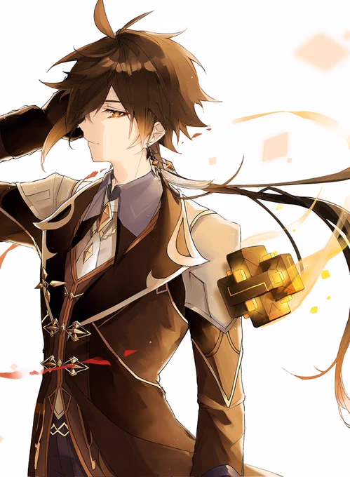 間に合った!おめでとう〜#鍾離生誕祭2022 #鍾離誕生祭2022 #zhongli 
