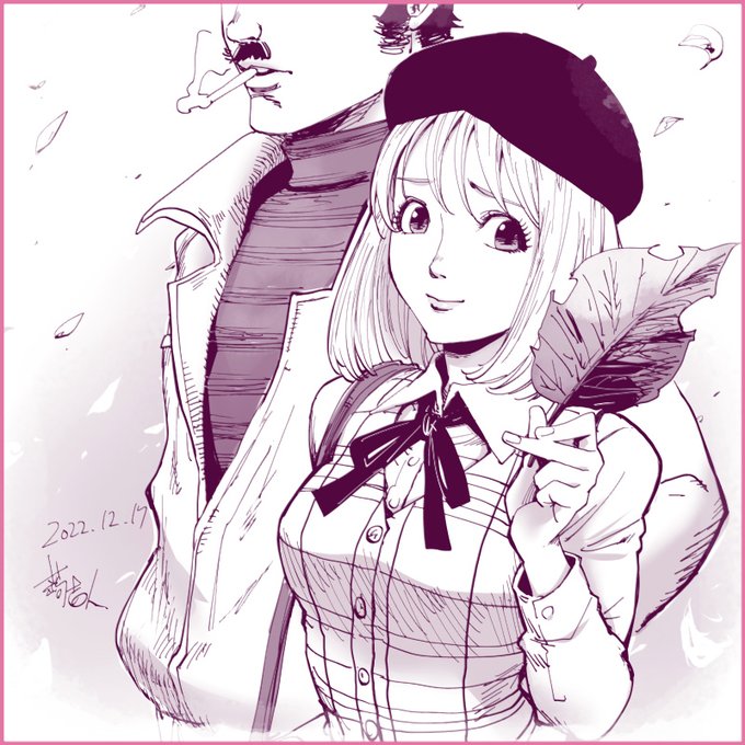 漫画は描いたけどイラストはそんなに描いてない。
#今年も残りわずかなのでお気に入りの4枚を貼る 