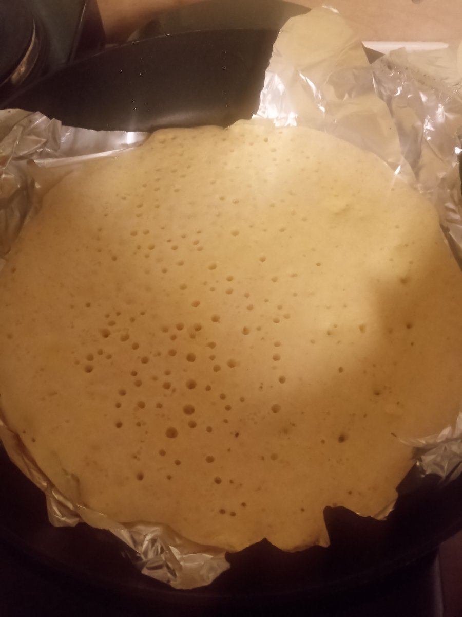 RamDodge8's tweet photo. @JoyceWhiteVance It's probably because I made the mistake of posting a picture of my Cowboy Cornbread I cooked in a skillet. Everyone thought it looked like abandoned pancakes. It was actually quite good to be honest.
#cornbread
#cornpone https://t.co/Rv6Zfg9wJd