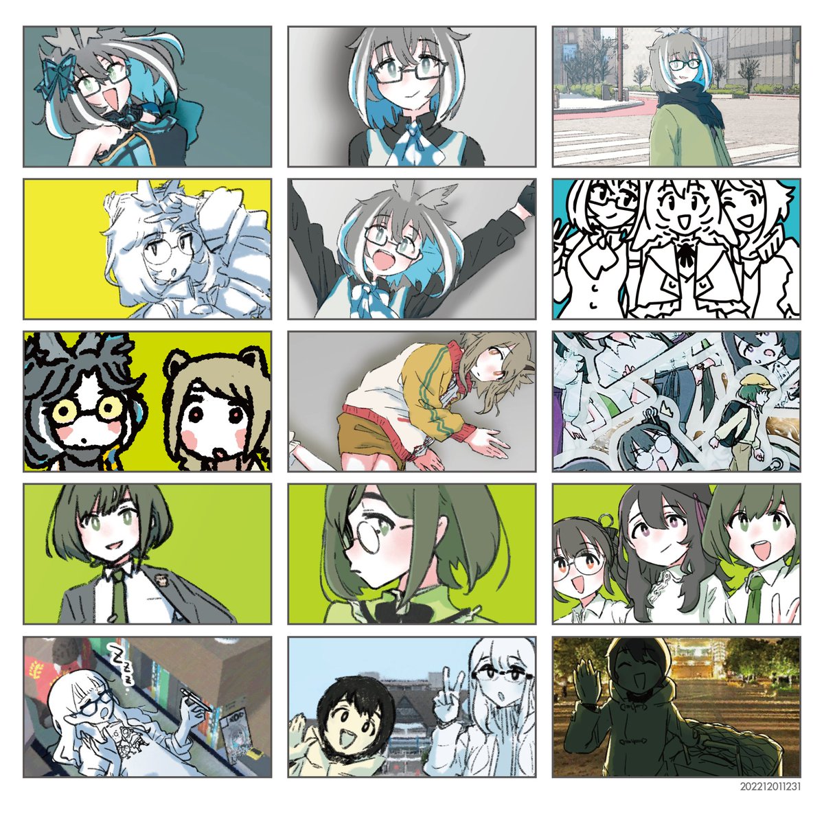 #今月描いた絵を晒そう 
