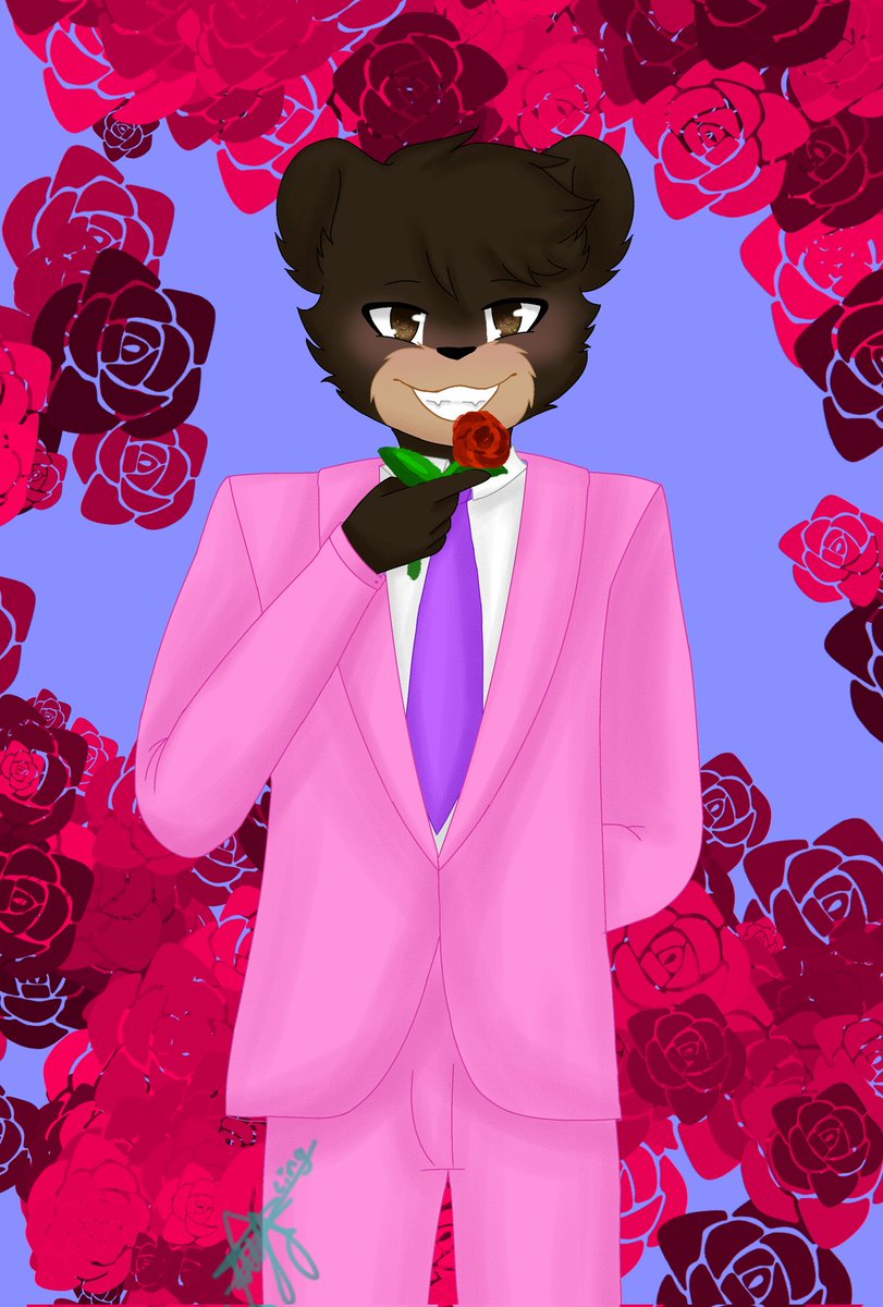 Este dibujo es de la fursona de @Marucho_024 es un trade follow por arte me parece curioso el dibujo por la mezcla de colores pero es de los que más me han encantado espero que al igual que a mí el le encante