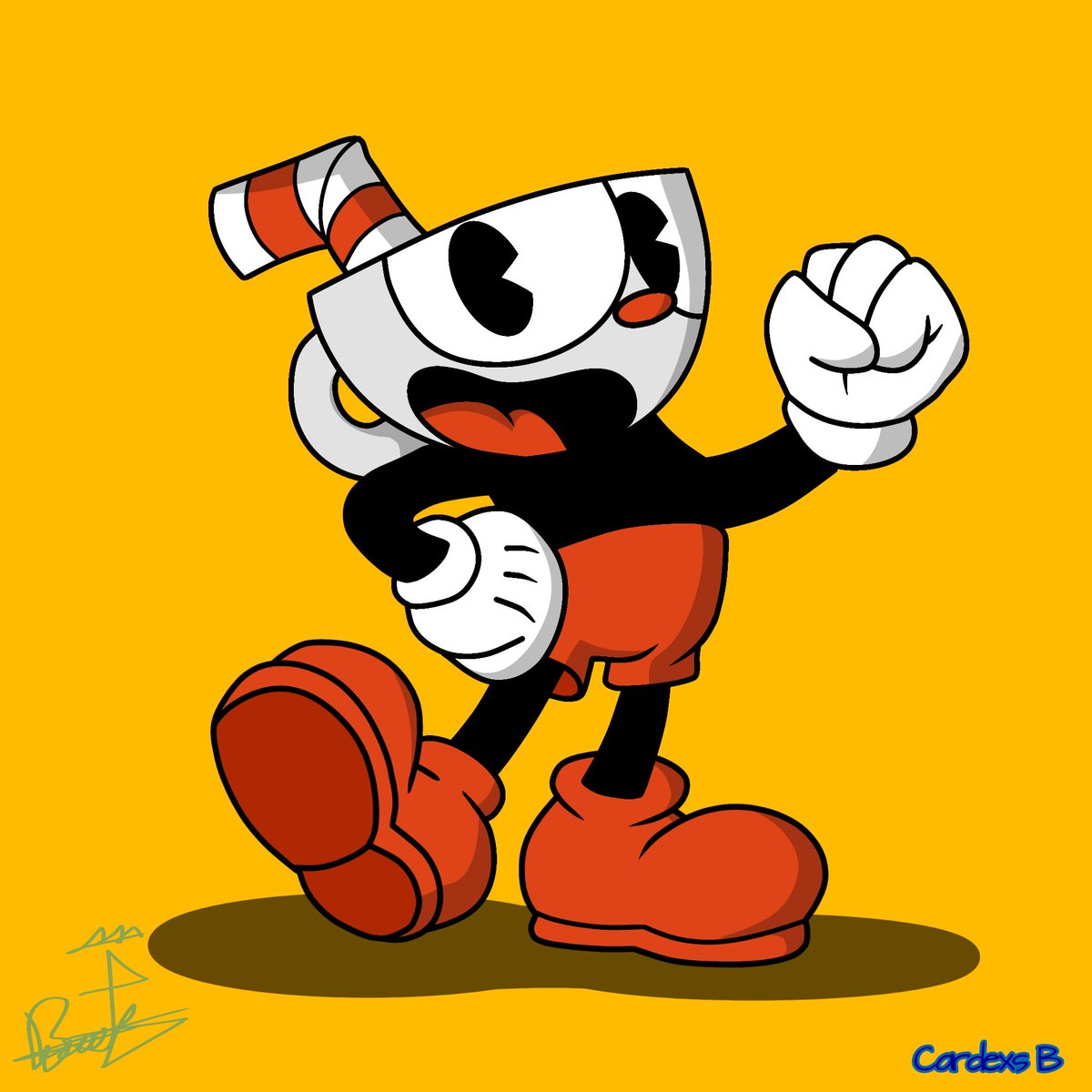 CardexsB's tweet photo. Yo tratando de desaburrirme un poco haciendo esto πποΈπ¨ #CupHead
#CupHead #art #ibisPaintX #cardextoon https://t.co/rWgPZyrogQ