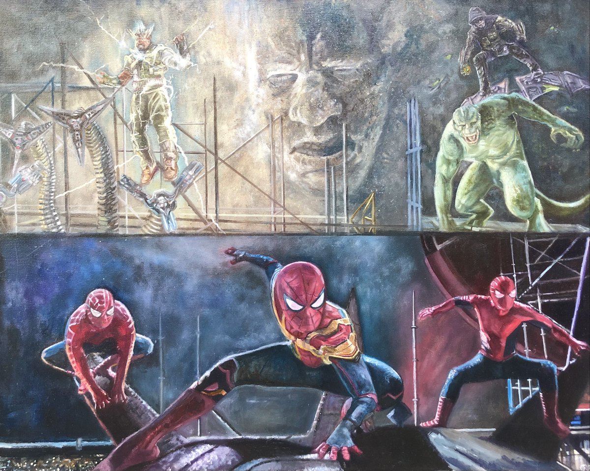 ProperArtist's tweet photo. Spiderman Oil Paintings still available for sale

Payment Plans available
DM or email if interested
RTs appreciated https://t.co/uWpvm84bw4