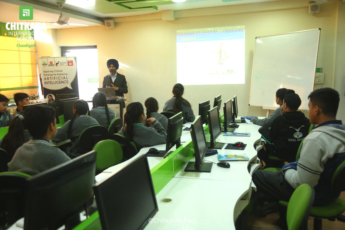 chitkara_school's tweet photo. For the young students in Grade 7, Chitkara International School in Chandigarh organises an exciting robotics programme
#CIS #Chitkarainternationalschool #Chitkarauniversity #event #Intelegence #Integratingtechnology #artificialintelegence #chandigarh #schoolactivity #activity https://t.co/A6qcwu0BCQ