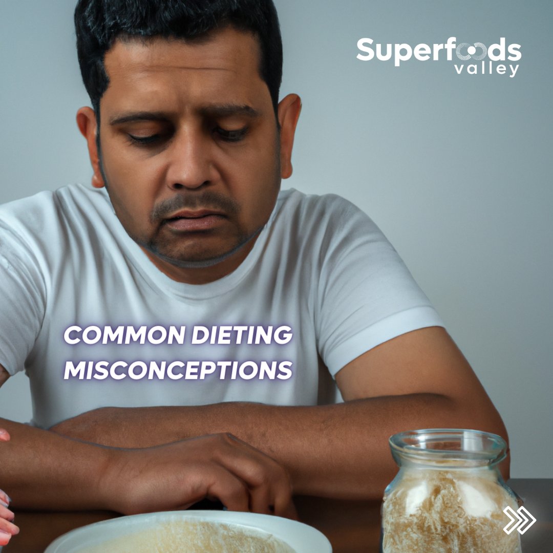 SFV_India's tweet photo. Here are a few myth-busters about dieting and healthy eating! It’s good to know you can trust your gut, but can you? 

#SuperFoodsValley #GoodMonk #Happy2023 #HiddenHunger #HealthTalk #HealthInnovations #HealthyEating #HealthyLiving #MHealth https://t.co/4nwr0CsHe6