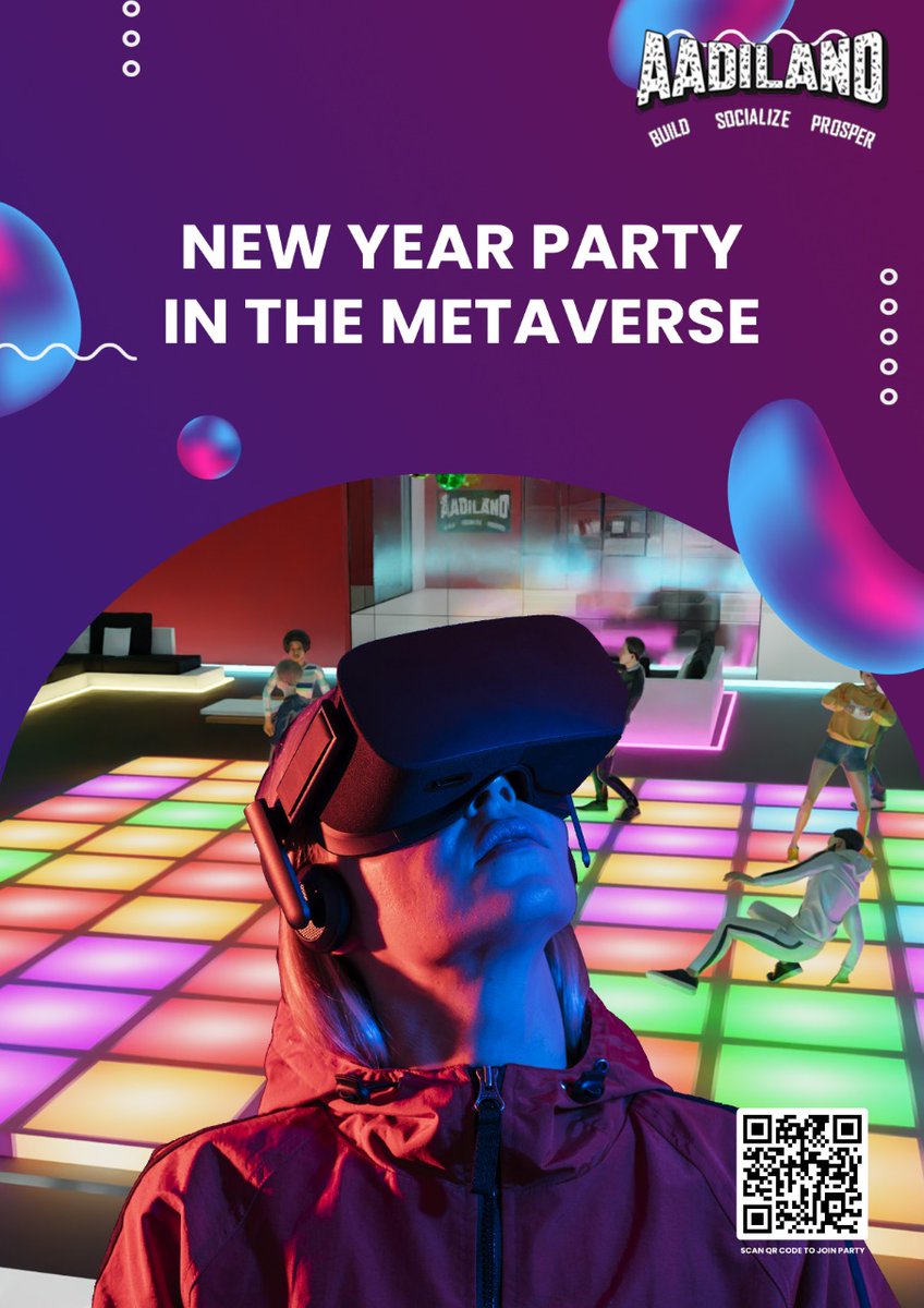 aadiland_offl's tweet photo. New year celebrations have started in #Aadiland a #virtual #3d immersive paradise in the #metaverse
Join us in the dance floor and celebrate!
https://t.co/4ESb0HFQas
#metaverse #nft #spatial #web3 #metavertising #community #newyear2023 #ar #vr #newyearparty #freepass https://t.co/nQMGweT2GN
