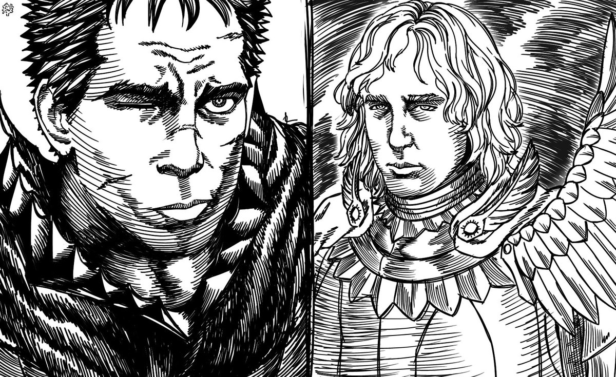 zuccenoo's tweet photo. drawing based on that Berserk zoolander meme

#Berserk #zoolander https://t.co/8FSViGQS5Q