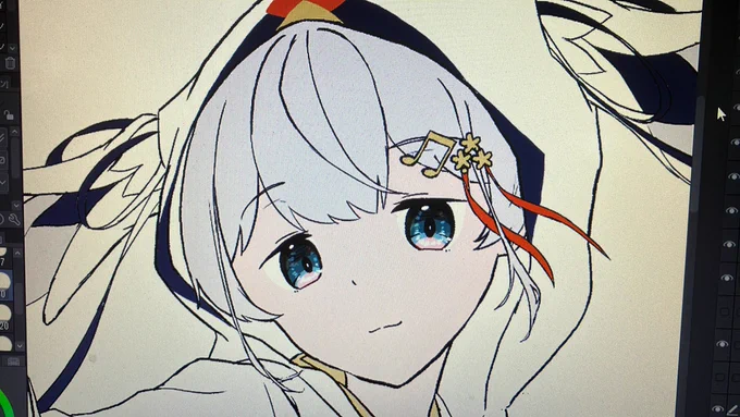 いつもは無表情な3番ちゃんが…笑っておられる… 