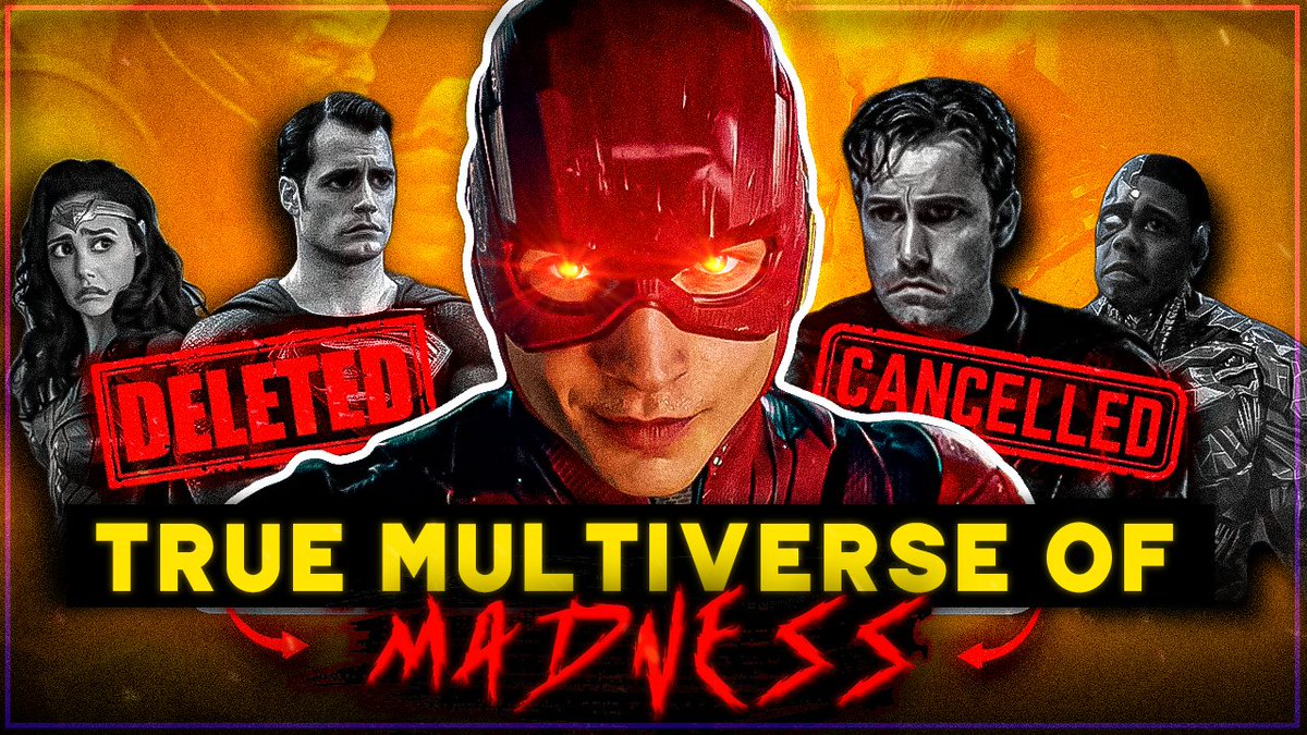 MaxNerdOfficial's tweet photo. Watch Why Superman and Wonder Woman were Cut from The Flash: https://t.co/QL6Pejz4lP
#TheFlash #Superman #ManOfSteel #Batfleck #Cyborg #HenryCavill #GalGadot #BenAffleck #JusticeLeague #Aquaman #JasonMomoa #JusticeLeague #NewDCU https://t.co/alQzHIyVID