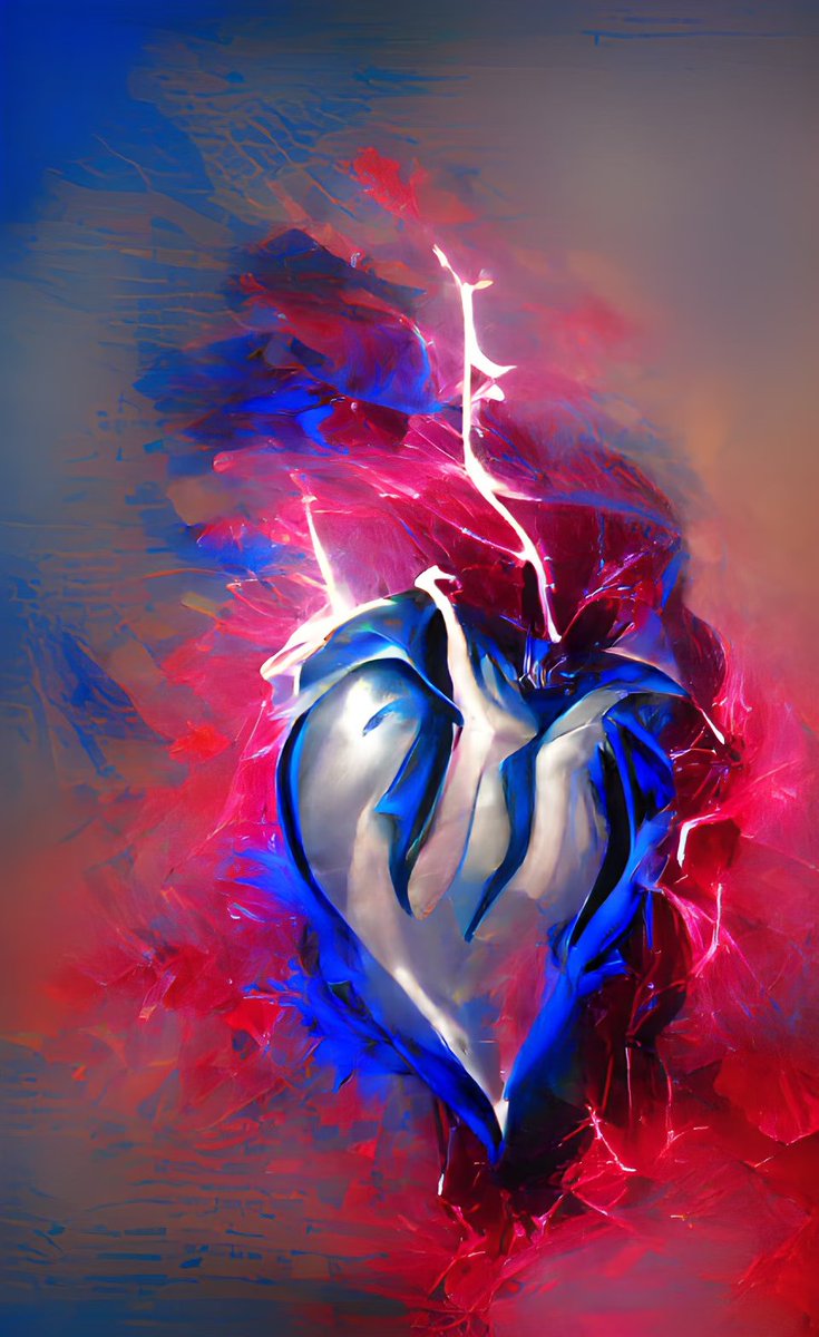This Is <a href="/ArtOfEmotionAi/">Art Of Emotion Ai</a> #327 | "My Sapphire Heart Beats With Lightning." | #NFT #NFTs #NFTCommunity 

Supply: 333 | Genesis Pass
Get Yours: opensea.io/collection/art…