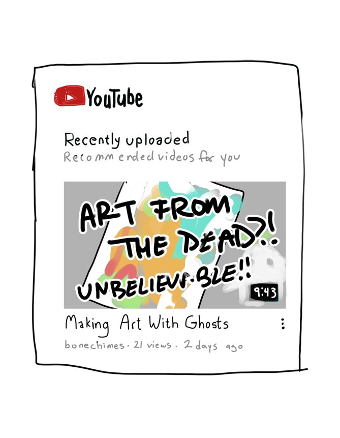 making art with ghosts 