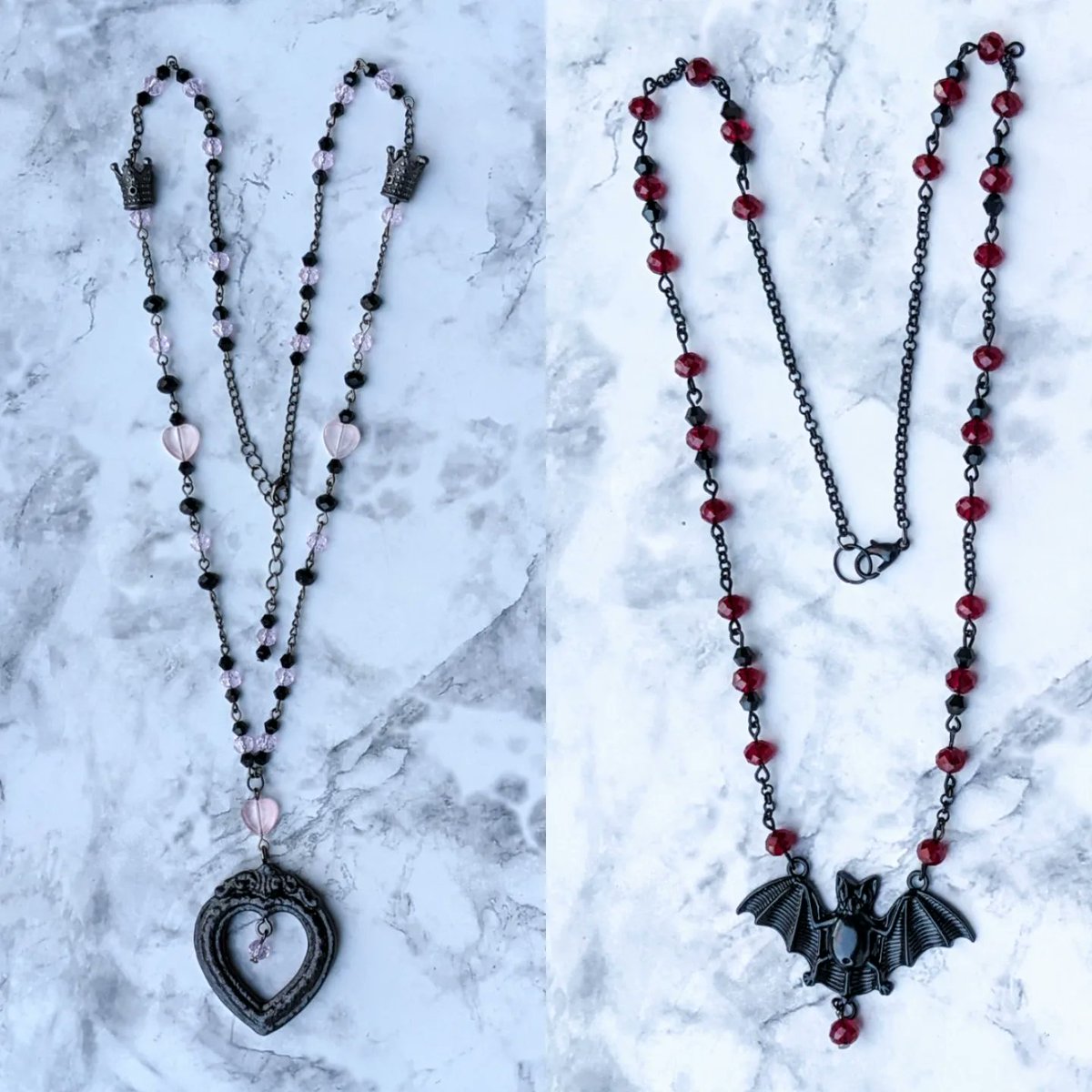 twinklebat_kc's tweet photo. working on things for valentine's day already! ♥️ I'll have these out at the danse macabre market tomorrow! https://t.co/RXO0J8g7Ou