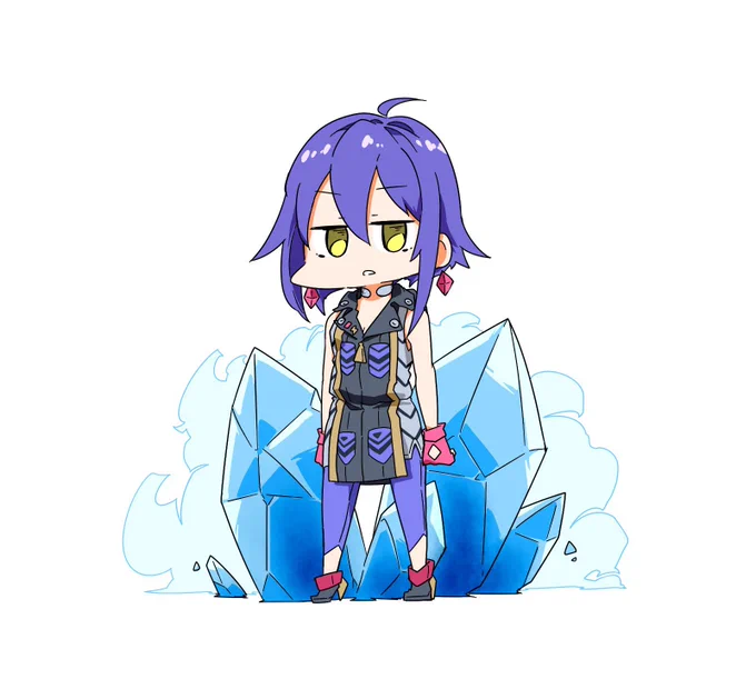デフォルメ絵もいっぱい描きたいとか言ってたけどこれくらいでした。アイちゃんが天希かのんさんの描いたアイちゃんとほぼ1分差投稿だったのは良いおもひで 