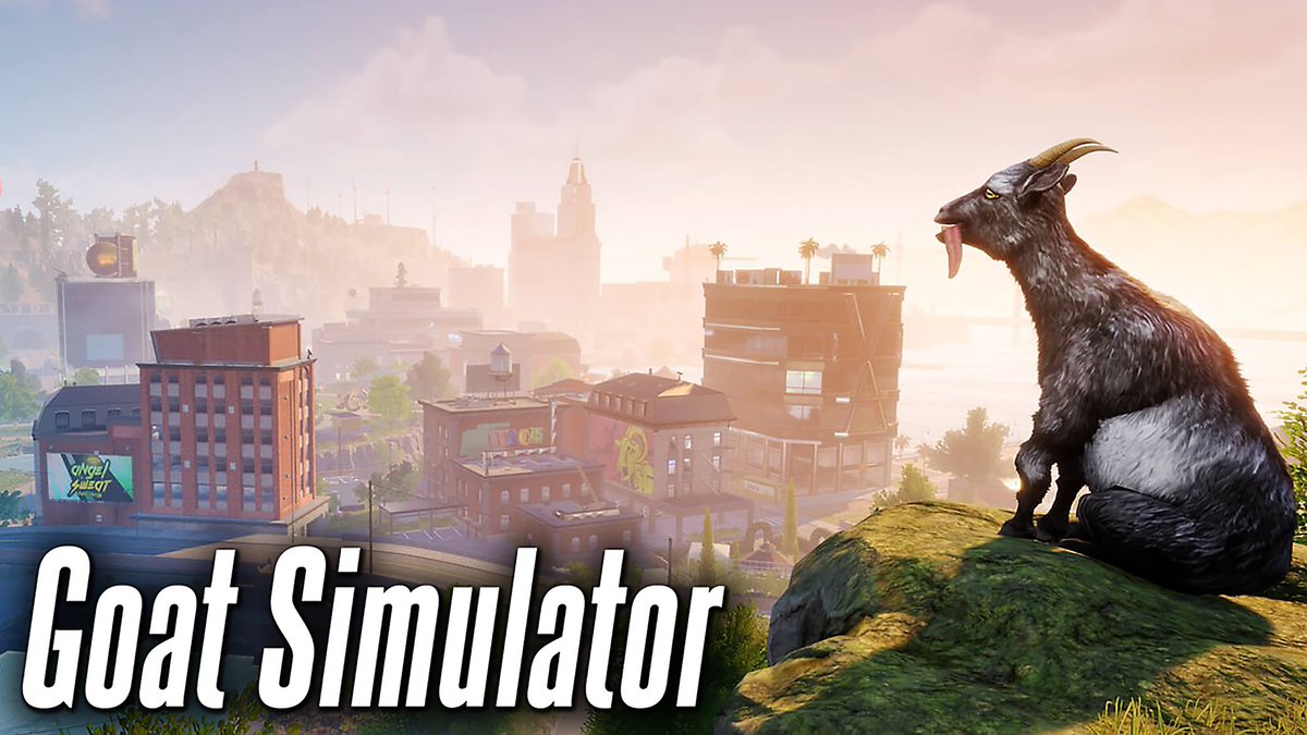 JCErnestoGG's tweet photo. Amigos acabo de subir nuevo vídeo de un juego completo #goatsimulator un juego random muy divertido de @Coffee_Stain 
👉🏻link en mi perfil👈🏻 https://t.co/7BAYgVwytQ