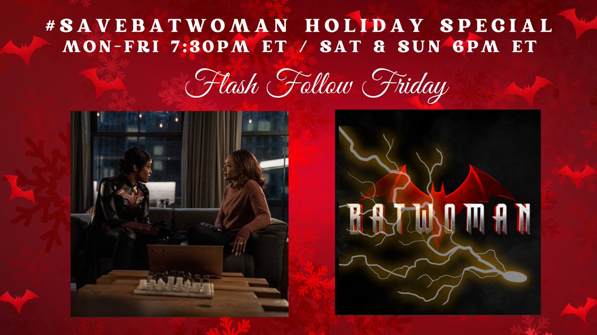 SaveBatwoman's tweet photo. Hey #Batfam It's time for Flash follow Friday again, tell your friends to follow @SaveBatwoman #SaveBatwoman https://t.co/C1Zh9WADU4