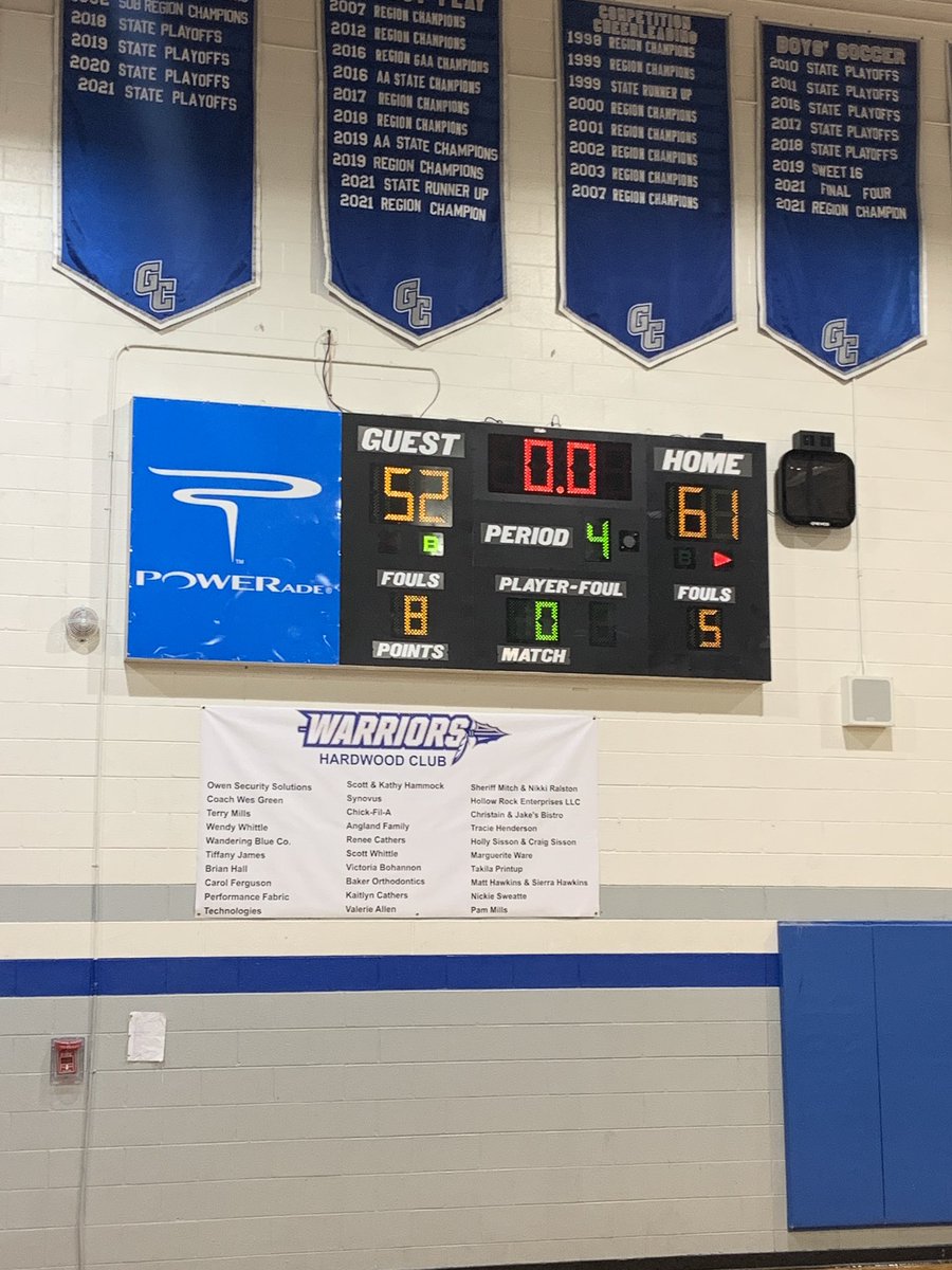 9-3✅

GC 61 - Mt. Zion 52