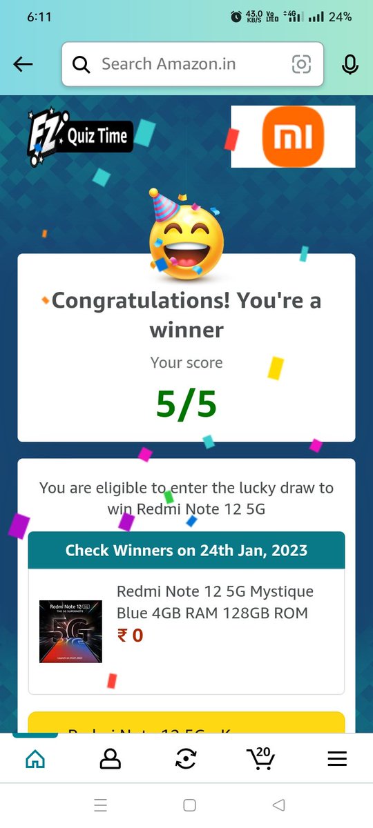 MaKi_Sri's tweet photo. @RedmiIndia @amazonIN #RedmiNote125G #RedmiNote12Quiz https://t.co/lT3zrznxW9