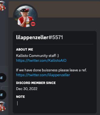 lilappenzeller's tweet image. 🚨 ATTENTION PLS RETWEET 🚨 

Fake accounts try to sell pairs on discord with my discord name lil appenzeller BUT my realy tag is ONLY #8427 all other are FAKE!
This person think its funny because i have good refs and he want to scam peoples!
@EscapeNotify @cheesify_io repost!