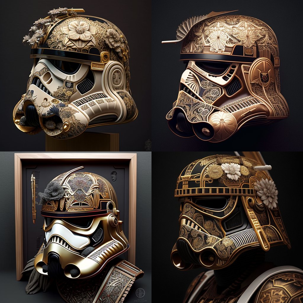 Kroner2190's tweet photo. #midjourneyAi #midjourneyart #midjourneyV4 #StormtrooperAIart #Stormtrooper #StarWarsAI #StarWars #SpherePorn #SamuraiStormtrooper https://t.co/eoUlwLend0
