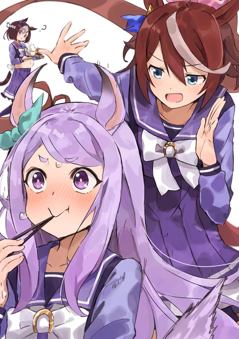 正月食べ過ぎ注意!(過去絵です)

#ウマ娘 
