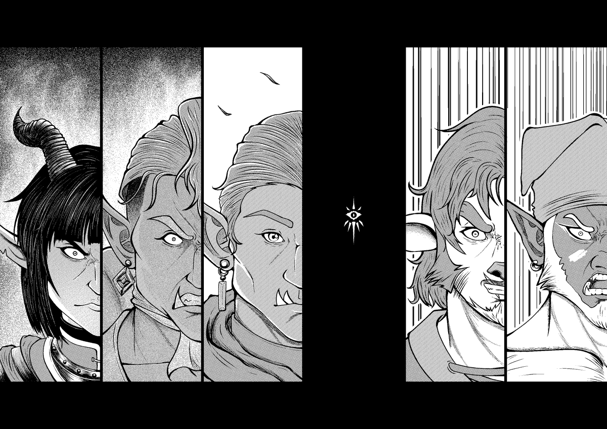 _monyek_'s tweet image. Damn bruh been a while huh lmfao.

Another artwork of my dnd campaign, also gonna dump some more art later here too