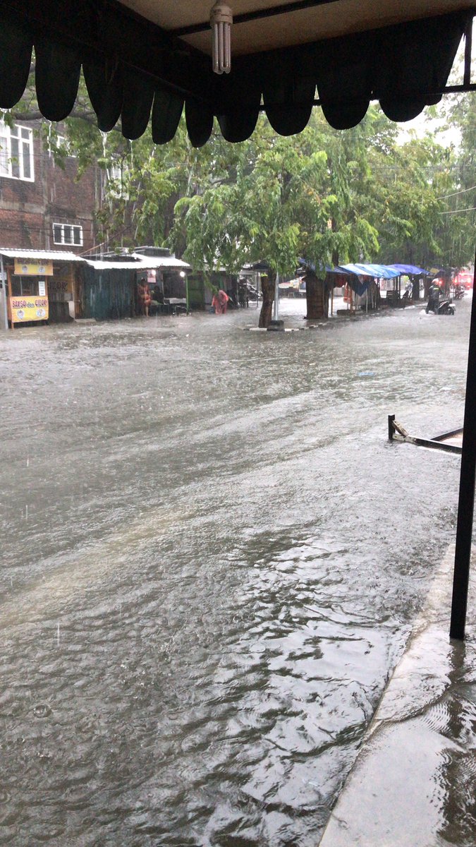 Gajah birowo yang sudah ditinggikan terendam cukup tinggi. Jembatan 4 sudah rata dengan air. cc: @sapambakita ~