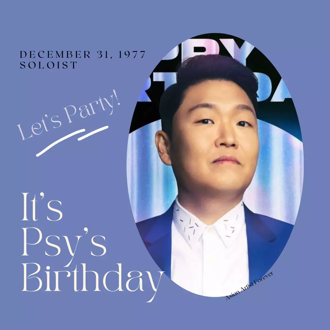 Asian_Birthday_'s tweet photo. Wish you all the best!!
(Feel free to greet them)😊
Happy Birthday Park Jaesang/Psy...
#HappyPsyDay #psy
Happy Birthday Kang Yuchan/Chan of A.C.E...
#HappyChanDay #chan #acechan
Happy Birthday Kim Sohee of ALICE...
#HappySoheeDay #sohee #alicesohee
#asianartistbirthday https://t.co/6QNiJRX0sb