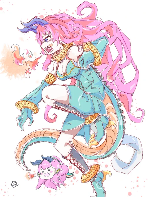 この辺のイラストも気に入ってる('ω' ) 