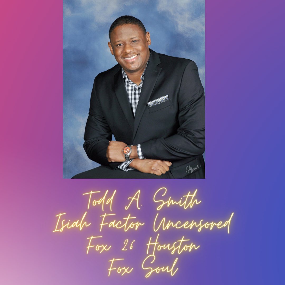 RegalTodd's tweet photo. Check me out tonight at 10:30 on @isiahfactor on @FOX26Houston. I’m discussing the top stories of 2022 from https://t.co/zSDMkGY1bn. Episodes air later on @foxsoultv app. #fox26forlife #foxsoul #2022 https://t.co/QbsOq6orgn