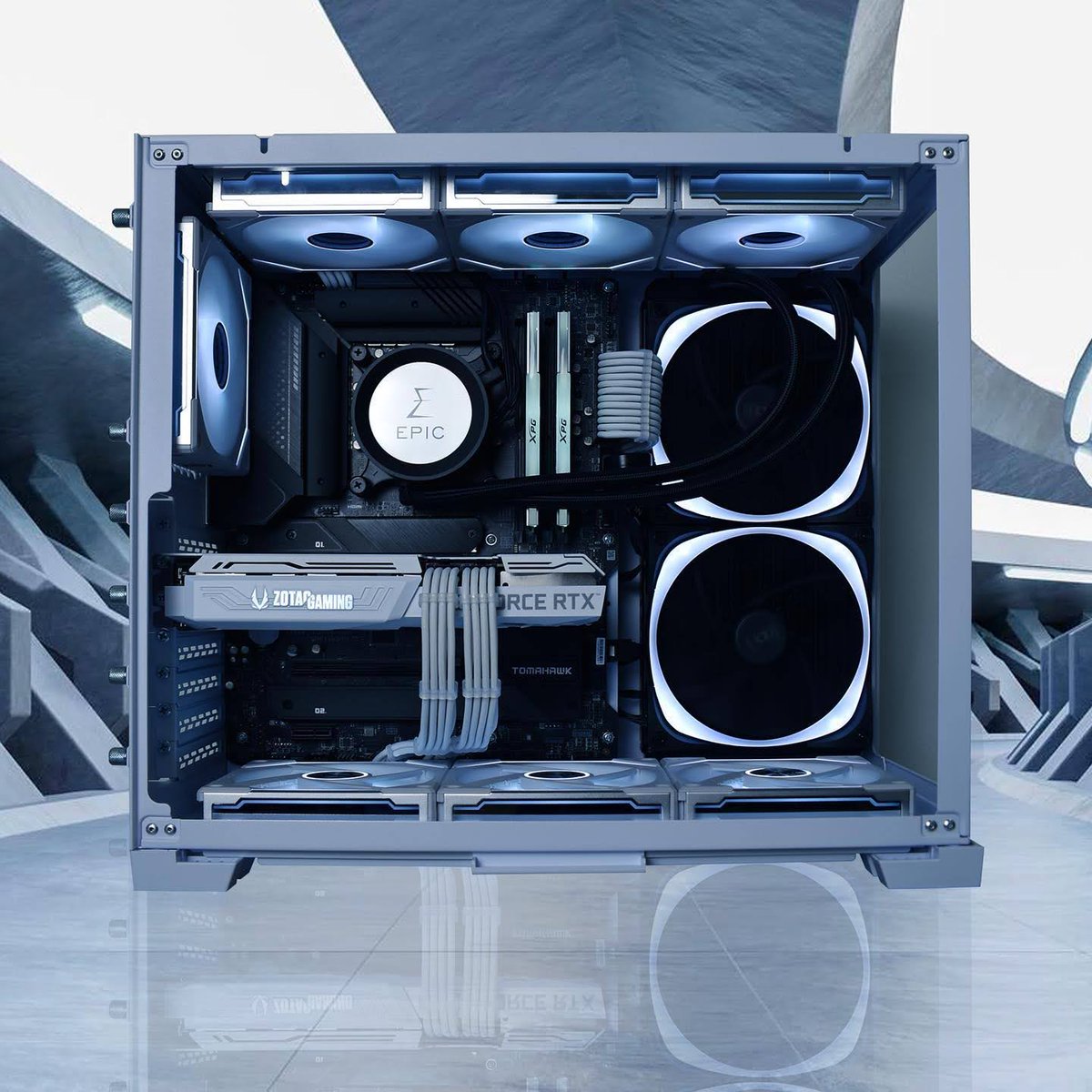 ZotacCup's tweet photo. Leave out the RGB and keep it simple.

📷 IG: epicdesktop

#RTX30 #PcSetup #GamingPC #PcBuild #Tech #PcHardware #PcComponents https://t.co/WudyoBqH5T