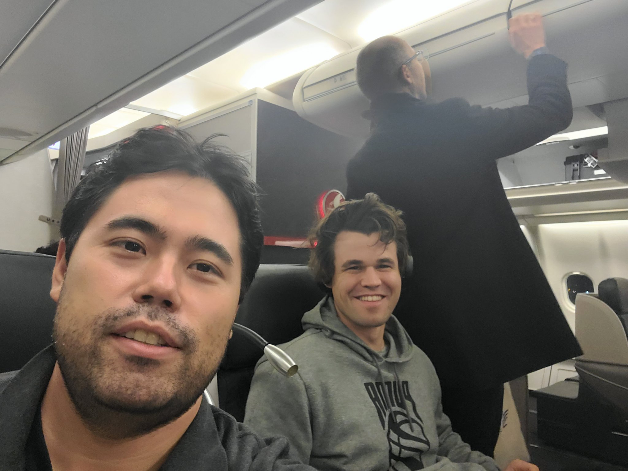 Hikaru Nakamura on X: On the way to Kazakhstan I was seated next