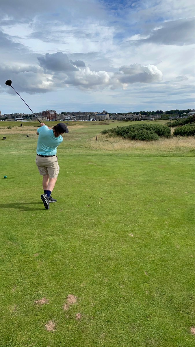 NMerkes_11's tweet photo. @ForePlayPod Couldn’t get on The Old Course, so played the next best thing. The New Course, St. Andrews. About a month after you guys were there. https://t.co/iqZRVQxcgx