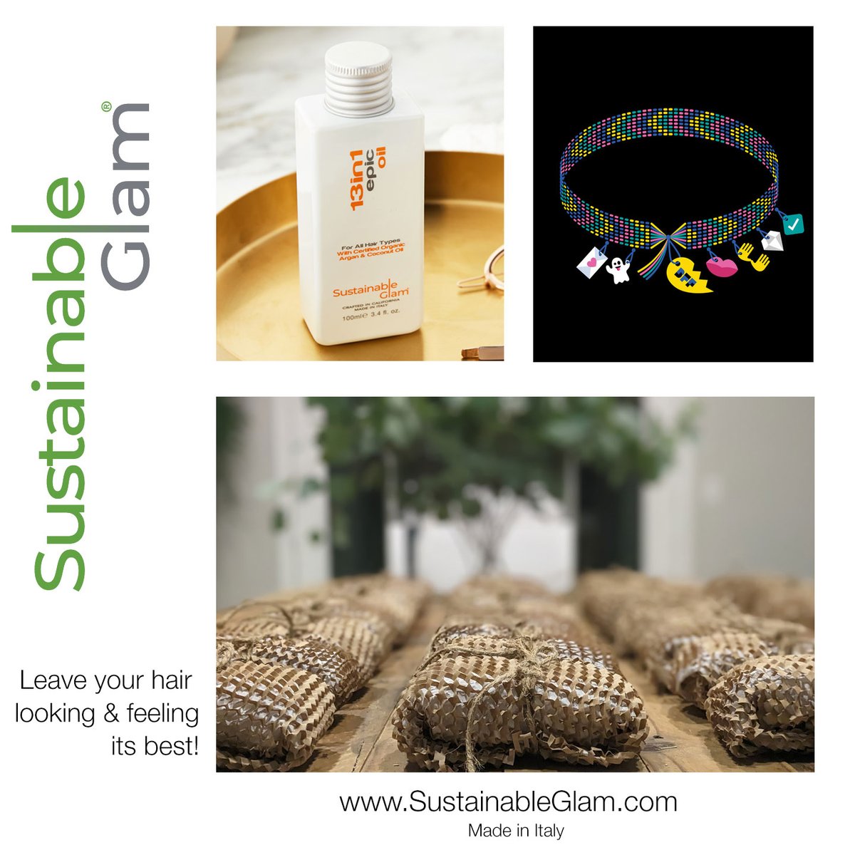 sustainableglam's tweet photo. If you were one of the lucky winners of the #sustainableglam and @mybff holiday perk collab. Get ready for some Epic shine in your hair since your #13in1EpicOil has been shipped.

We cant wait for you to try it &amp; don't forget to tag @sustainableglam if you post! https://t.co/m78XKFqJUx