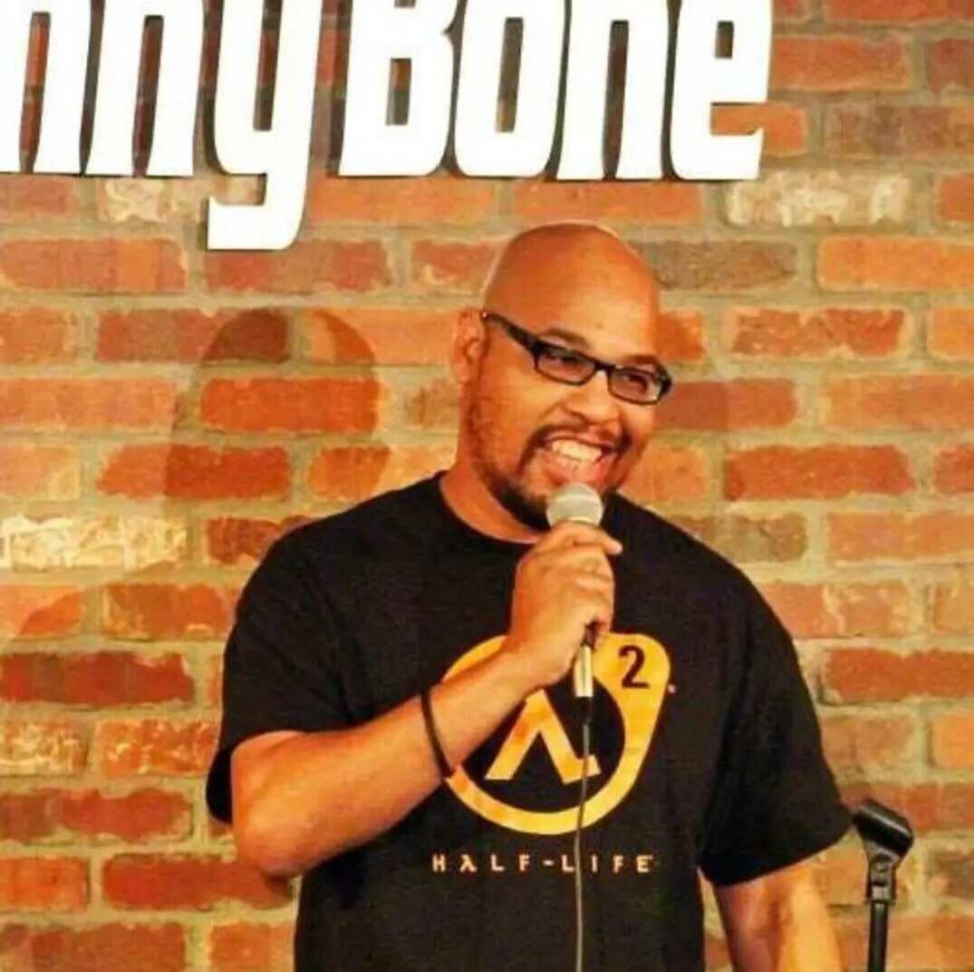 And our host is Derek Williams (<a href="/namco003/">derekfiveletters</a>)! He's based in the VA Tidewater area and is the co-founder of GeekNightComedy where he offers up the punchlines that'll get you laughing so hard rings will fall out of you like your preferred Sonic character!