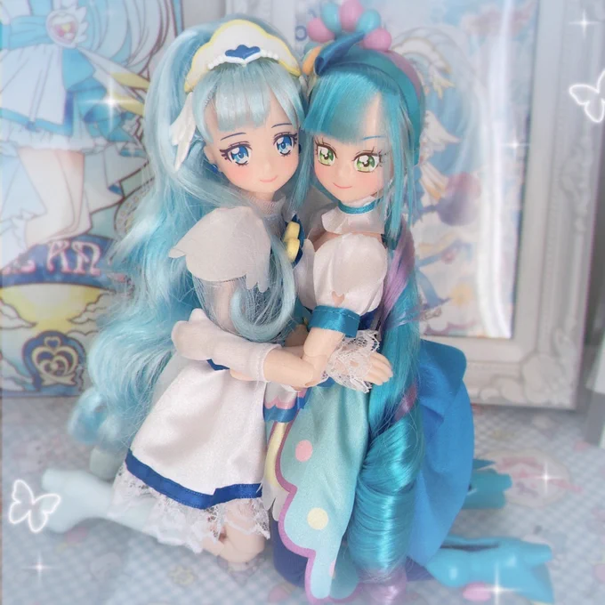 たくさん見ていただきありがとうございます!1人でも十分かわいいけど、2人いると、かわいい絡みポーズもできます(メッチャカワイイ…) 